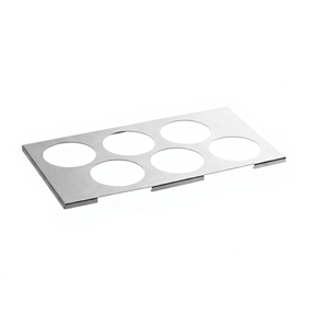 Soporte para Botellas de 6 Compartimentos para Tazones de 1/3 de Tamaño, Equipo de Cocina Comercial, Mostrador de Cocina de Restaurante, Condimento para Restaurante - Product Image 1