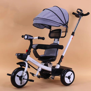 Venta al por mayor común Material <span class=keywords><strong>de</strong></span> lino <span class=keywords><strong>de</strong></span> <span class=keywords><strong>sol</strong></span> triciclo, bebé triciclo cochecito, con luz y música - Product Image 4