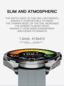 ساعة ذكية ويدتسيرها U19 مع نظام تحديد المواقع ومراقبة الحركة ومعدل ضربات القلب وضغط الدم والأكسجين في الدم ومراقبة النوم والرياضة - Product Image 4