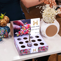 Comptoir en papier portable Pdq Présentoir en carton pour boutique de produits alimentaires cosmétiques Table pop-up sur mesure pour magasins de détail Présentoir de comptoir