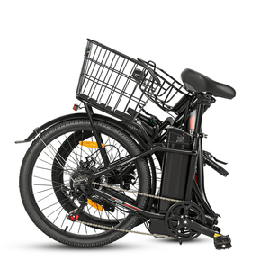 Stock de fábrica para Samebike 24 pulgadas plegable bicicleta eléctrica de <span class=keywords><strong>ciudad</strong></span> 36V batería de litio fuente de alimentación 7 velocidades equipo electrónico - Product Image 2