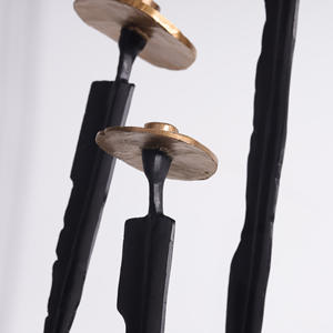 Metallo astratto artigianato Detective personaggio umano scultura accessori per la casa fatti a mano arredamento per la casa - Product Image 6