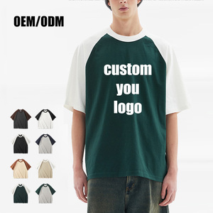 Camiseta de alta calidad 100% algodón para hombre, venta al por mayor, personalizada con impresión de logotipo, 300 gsm, lisa, con cuello redondo, para hombre. - Product Image 2