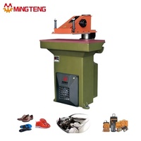 Machine automatique MingTeng pour la fabrication de semelles intérieures en cuir PU, presse hydraulique à bras oscillant, moteur de découpe, engrenage, 380V, garantie 1 an