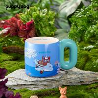 Tazza in Ceramica YEKEA con Animali Carini, Disegnata a Mano, Tazza da Caffè Unica con Manico Spesso, Bicchiere Estetico, Prezzo all'Ingrosso