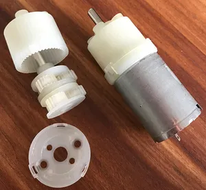 Yüksek tork düşük voltajlı 26MM 3-12V 1-4kg.cm minyatür fırçasız DC plastik DİŞLİ Motor güzellik aparatı, masaj aparatı