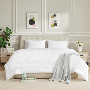100% bông Vỏ bông đôi kích thước Trắng Duvet chèn xuống thay thế <span class=keywords><strong>Comforter</strong></span> với mô hình chắp vá cho nhà hoặc khách sạn sử dụng - Product Image 1