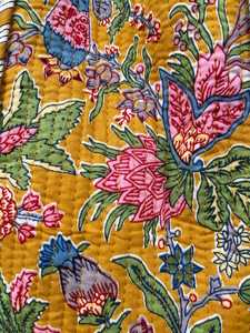 Sac fourre-tout matelassé en coton fait main, motif textile ethnique classique, sac à bandoulière pour le shopping et les voyages - Product Image 5