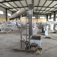 Aanpasbare 200l Materiaal Kar Lift Commerciële Dubbele Kolom Lifter Mobiele Hef-En Voedingsmachine Voor Voedselverwerking
