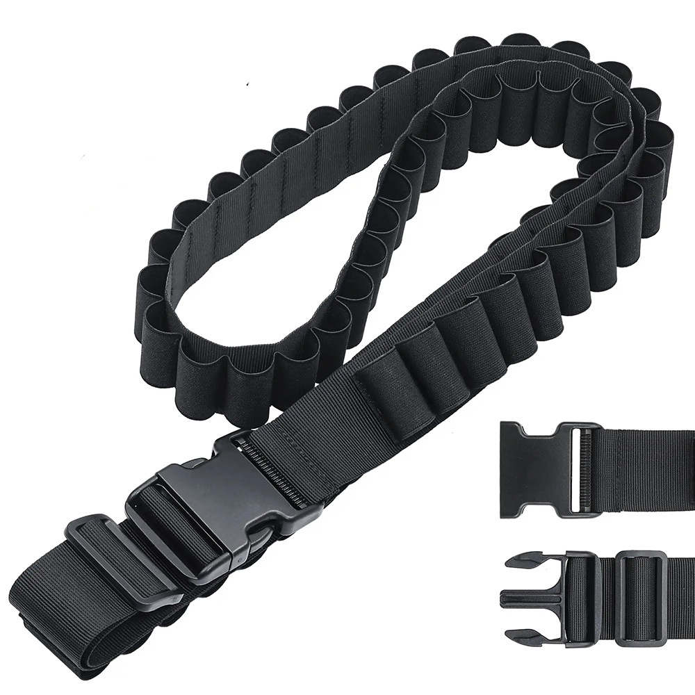 26/50 Round Shotgun Shell Bandolier Belt For 12 20 Gauge Ammo Cartridge Belt Bandolier Ammo Holder Hunting Accessories I.132497816 - View #10