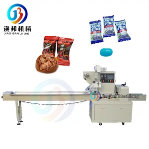 JB-350 Pillow Type Horizontal Biscuit Packing Machine Cookies Chocolate Bar Pillow Package Machine