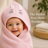 Serviette à capuche pour bébé 100 % coton tissé personnalisable, séchage rapide, portable, douce, respirante, antibactérienne, couverture de bain pour nouveau-né de haute qualité