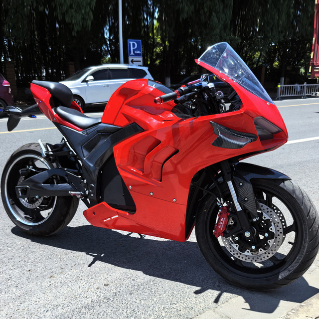 Currently Exporting Cross-border V6 High-speed Electric Motorcycles 72V 2000W Little Ninja R6 Big Devil Dragon Two-wheeled 100KM