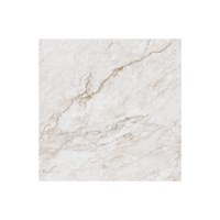 Carrelage en porcelaine grand format effet marbre blanc brillant 1200x1200, antidérapant, pleine masse, pour sol de salon, finition trois faces