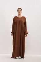 Abaya musulmane arabe grande taille, jupes longues, respirante, en polyethersulfone, infroissable, de haute qualité, personnalisable, élégante et traditionnelle