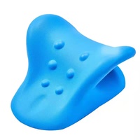 Travesseiro de quiropraxia para alongamento de dor, pescoço e ombro, relaxador, dispositivo de tração cervical para alívio de dor tmj, 2022