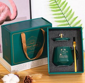 High Quality Smart Temperature Control Ceramic <b>Coffee</b> Mug with Premium Corporate Events Custom Giveaway Gift Business Gift Set - Product Image 5