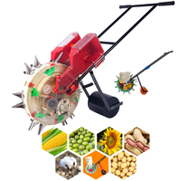 Offre Spéciale Mini semoir semoir gombo semoir main maïs semoir Machine planteur pour la ferme