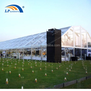 2000 personnes Grande tente spéciale de cérémonie de mariage polygone chapiteaux transparents et tente pour fête de mariage en plein air - Product Image 6