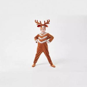 4ourcostumes - Disfraz de Reno de Alta Calidad para Niños, Pijama para Fiesta de Halloween, Disfraz de Navidad para Niñas - Product Image 2