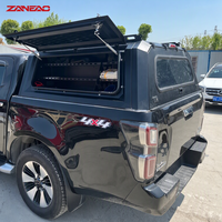 Capot rigide en alliage d'aluminium pour pick-up, avec portes latérales solides et rails de toit pour RAM 3500