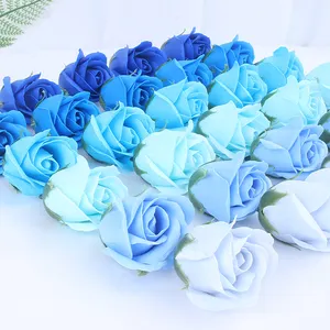 private label skin whitening soap handmade Real-life size artificial soap flowers Wholesale from China 5-6 cm DIY