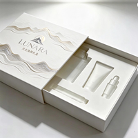 Boîte de crème pour le visage imprimée de qualité supérieure, boîte en papier rigide pour les ensembles de crèmes pour le visage et l'emballage de masques faciaux