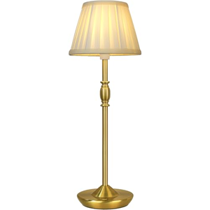 Lámpara de Mesa de Vidrio con Base de Metal, Alto CRI, Grado Comercial, Iluminación Decorativa Duradera para Compras al por Mayor en Hoteles - Product Image 1