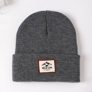 SOLPOP Wildlife – bonnet tricoté de couleur unie pour femmes et hommes, bonnet décontracté doux, coupe-vent, chaud pour l'hiver, pour le camping et le cyclisme - Product Image 4