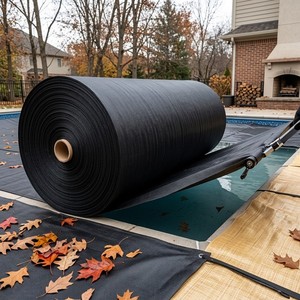 Tissu <span class=keywords><strong>géotextile</strong></span> tissé en polypropylène 100-200KN haute résistance pour la construction routière et civile - Product Image 4