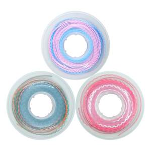 Bandes élastiques orthodontiques en caoutchouc accessoire de blanchiment des dents multi-usages avec accolades dentaires à chaîne de puissance de couleur contrastée - Product Image 2