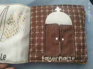 Bán buôn tùy chỉnh thiết kế <span class=keywords><strong>100</strong></span>% <span class=keywords><strong>polyester</strong></span> trắng cực Fleece bé bible cuốn sách vải - Product Image 5