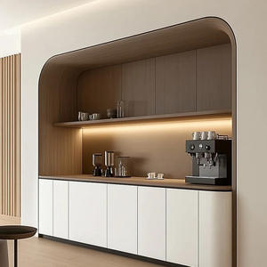 Buffet mural en bois massif pour cuisine et salle à manger, design moderne et traditionnel, modulaire, multifonctionnel, meubles écologiques pour la <span class=keywords><strong>maison</strong></span> - Product Image 2