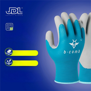 قفازات عمل مطلية بالبولي يوريثان ذات قبضة ممتازة، قفازات سوداء آمنة للحدائق والمستودعات، قفازات خفيفة للرجال - Product Image 2