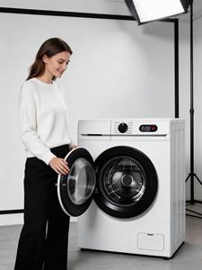 Lavadora Automática de Carga Frontal de 8 kg para el Hogar, con Motor Silencioso, Ahorro de Energía, Estándar CE, Clasificación de Eficiencia Energética Clase A para un Ahorro Significativo - Product Image 3