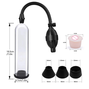 Pompa a Vuoto per Pene Maschile, Dispositivo per Ingrandimento del Pene con Pressione Negativa, Ausilio per Impotenza, per Pene Più Grande, Lungo e Spesso, Masturbazione - Product Image 6