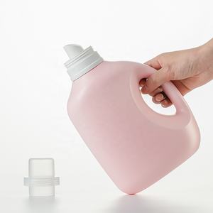 Großhandel 1.2L 2.5L Wasch flüssigkeit Weichspüler Verpackung HDPE Kunststoff Waschmittel flasche - Product Image 4