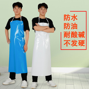 Tpu <b>Apron</b> Waterproof Oil Proof Acid Alkali Resistant For Food Drink Work Use Solid Color Adult Unisex - Product Image 5