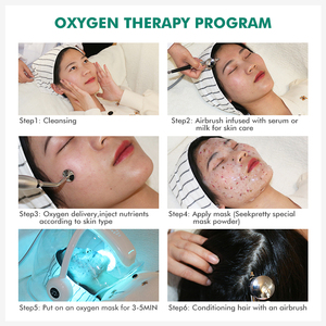 Machine professionnelle de pulvérisation d'oxygène à haute fréquence, concentrateur d'oxygène à dôme <span class=keywords><strong>Oxyjet</strong></span>, Machine faciale pour les soins de la peau - Product Image 3