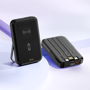 Batterie externe magnétique sans fil à charge rapide 20W 10000mAh avec <span class=keywords><strong>c</strong></span>âble imprimé UV pour téléphones mobiles, idéale pour les cadeaux promotionnels - Product Image 1