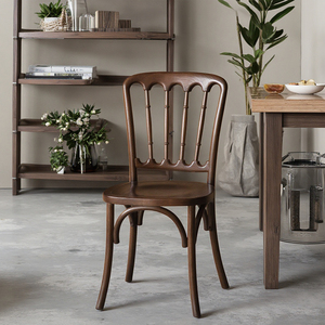 Ash Wood Dining Chair <strong>Medieval</strong> Solid Wood <strong>Furniture</strong> With Home Office, Hotel, School Use - Product Image 2