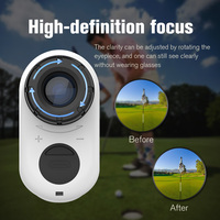 Télémètre laser de golf INORM LA 600, vente en gros d'usine, objectif 6X, batterie intégrée 750 mAh, portée 1500 m, mesure de la hauteur, de l'angle et de la vitesse