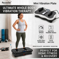 Vücut Titreşimli Crazy Fit Masaj Makinesi Titreşim Plakası Egzersiz Aleti Kilo Verme Ayakta Kullanılan Ce Tuv Mini Fitness Platformu Ev Tipi
