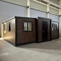 Casa Contenedor Prefabricada de Diseño Moderno y Transpirable de 20 Pies, Ensamblaje Rápido, Villa Modular para Hoteles y Dormitorios, Directo de Fábrica