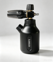 Canon à mousse de neige avec bouteille transparente, pistolet à mousse haute pression pour lavage de voiture, lance à mousse couleur personnalisée pour nettoyeur haute pression