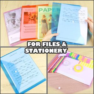 ซองพลาสติก PP ใสสำหรับจัดเก็บเอกสารแฟ้มโรงเรียนแฟ้มใสพิมพ์ลาย A4แบบกำหนดเอง - Product Image 6