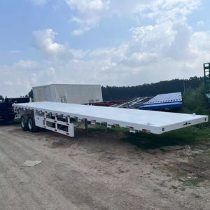 Venta barata Remolque <span class=keywords><strong>de</strong></span> camión <span class=keywords><strong>de</strong></span> <span class=keywords><strong>segunda</strong></span> <span class=keywords><strong>mano</strong></span> Remolques <span class=keywords><strong>de</strong></span> semirremolque <span class=keywords><strong>de</strong></span> plataforma plana <span class=keywords><strong>de</strong></span> 3 ejes Remolques <span class=keywords><strong>de</strong></span> plataforma con elevador <span class=keywords><strong>de</strong></span> contenedores - Product Image 5