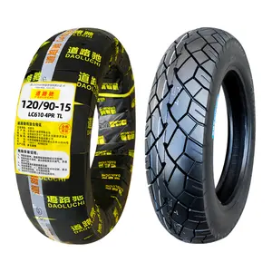 Pneu moto 120/90-15 100/90-16 pneu tubeless