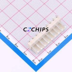 BX-VH3.96-9PWZ-GW Wire-to-Board Pin Header Bent Lead Through Hole,P=3.96mm Connector 1x9P 3.96mm Right Angle Insert VH - Product Image 1