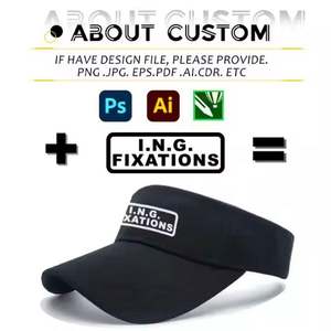 Casquettes de sport personnalisées avec logo brodé réglable pour hommes et femmes, casquette de plage, casquette de golf, visières - Product Image 5